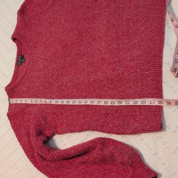 Wonderly Raspberry Crew Neck Sweater - Picture 6 of 7